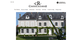 Desktop Screenshot of chateaudelaresle.com